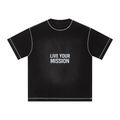 Unisex Sunfade Waffle Boxy T-Shirt