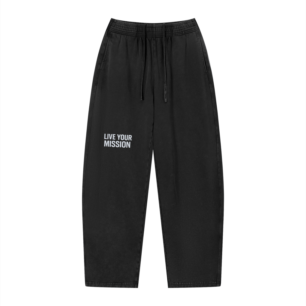 Unisex Vintage Wash Loose Sweatpants